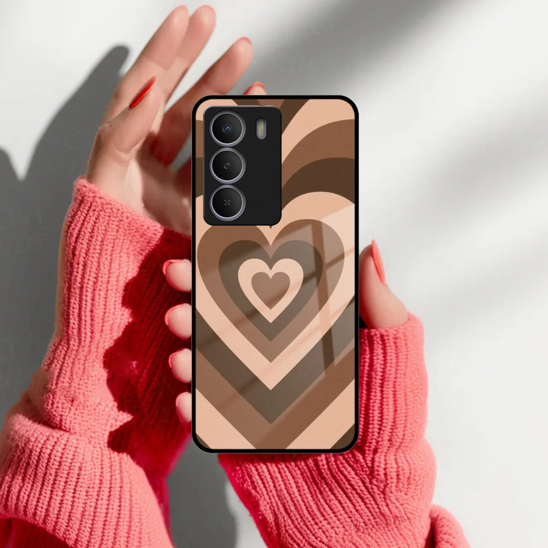 Latte Love Patter Glass Case Cover - Coffee For Realme/Narzo - ShopOnCliQ