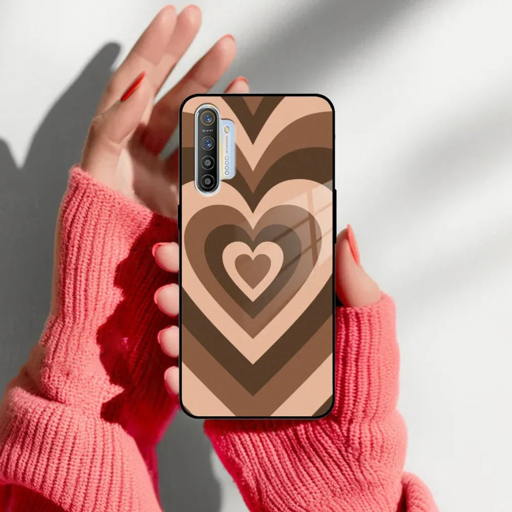 Latte Love Patter Glass Case Cover - Coffee For Realme/Narzo - ShopOnCliQ