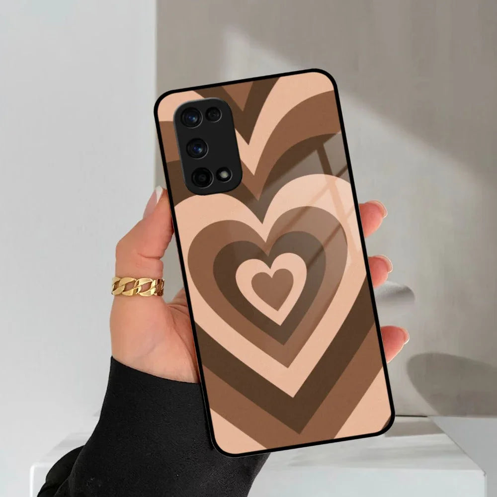 Latte Love Patter Glass Case Cover - Coffee For Realme/Narzo - ShopOnCliQ