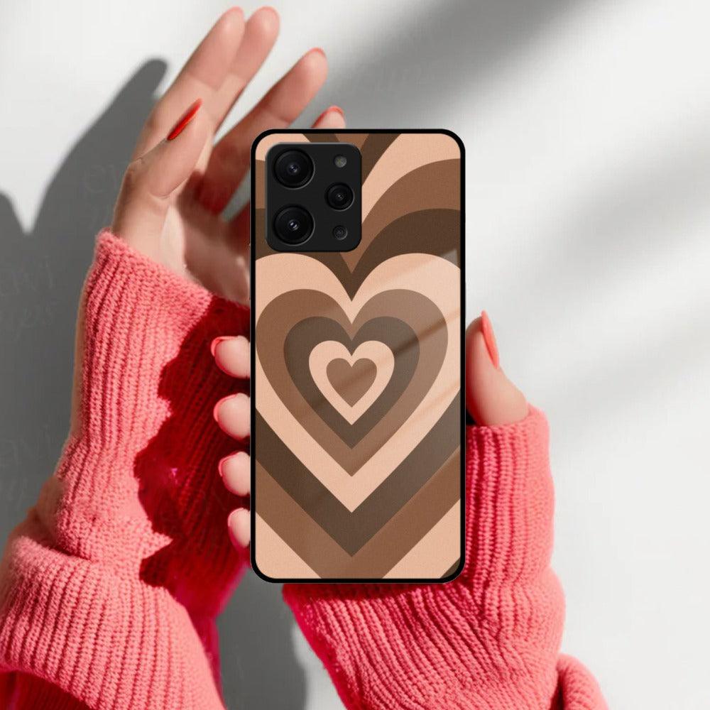 Latte Love Patter Glass Case Cover - Coffee For Redmi/Xiaomi