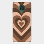 Latte Love Patter Glass Case Cover - Coffee For Redmi Note 10 Lite