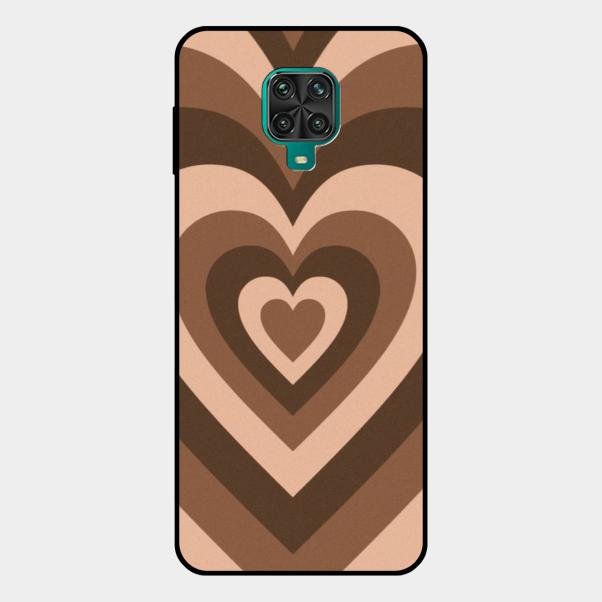Latte Love Patter Glass Case Cover - Coffee For Redmi Note 10 Lite