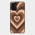 Latte Love Patter Glass Case Cover - Coffee For Redmi Note 10