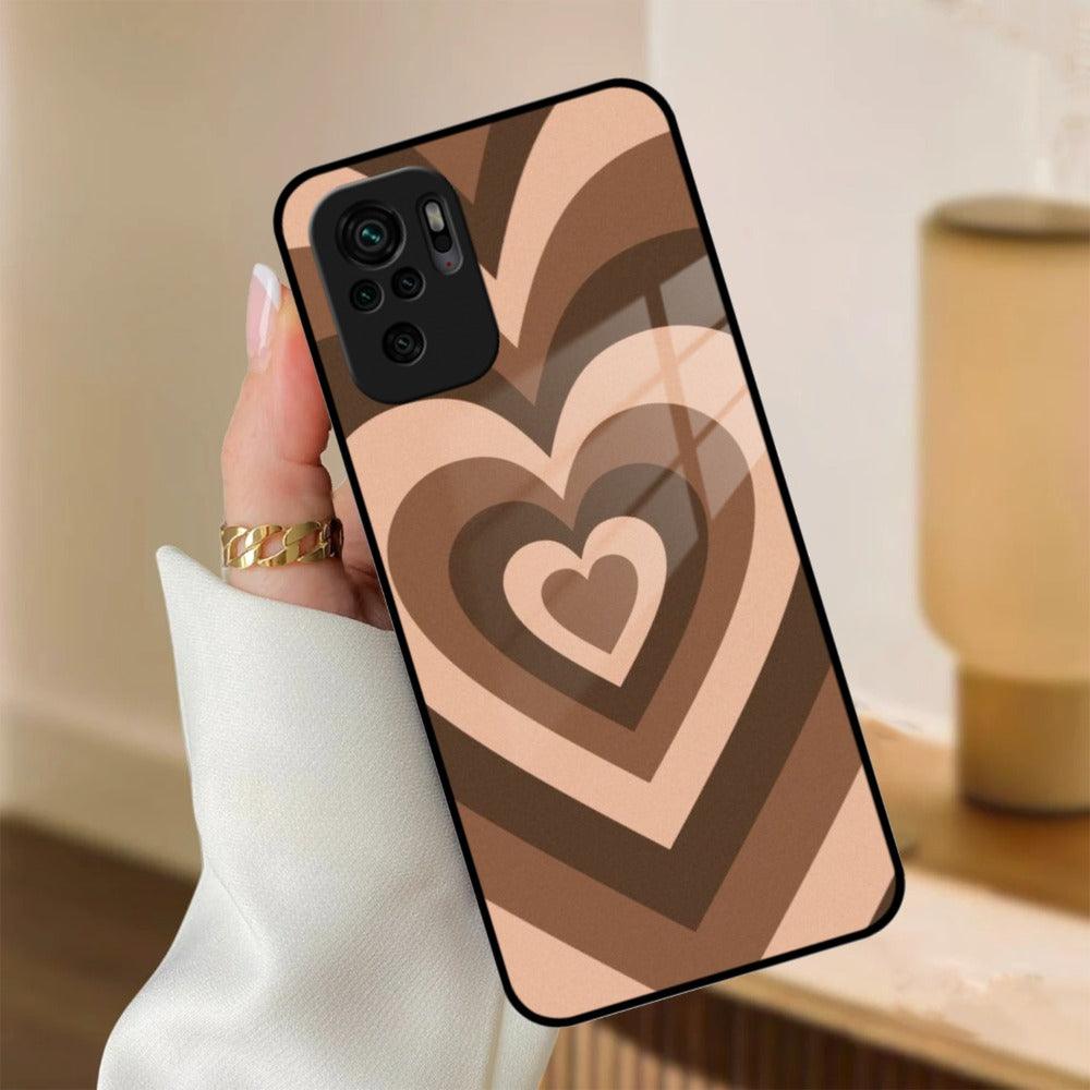 Latte Love Patter Glass Case Cover - Coffee For Redmi/Xiaomi