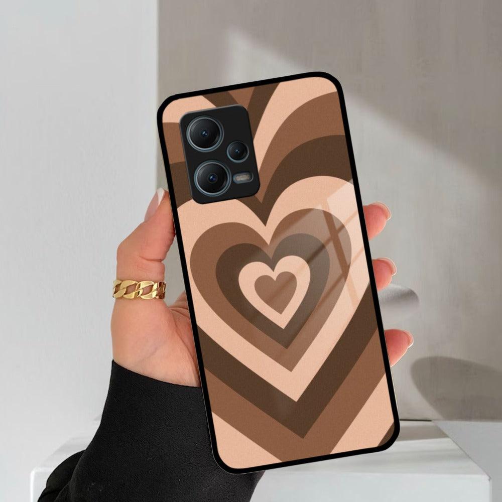 Latte Love Patter Glass Case Cover - Coffee For Redmi/Xiaomi