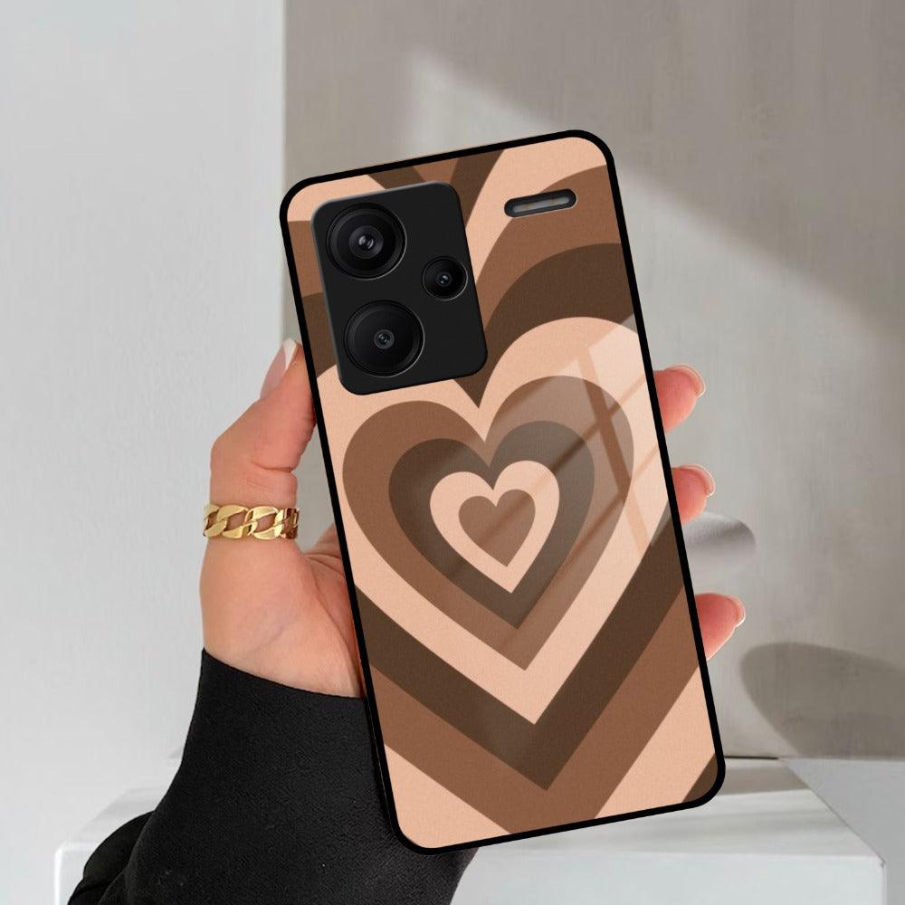 Latte Love Patter Glass Case Cover - Coffee For Redmi/Xiaomi