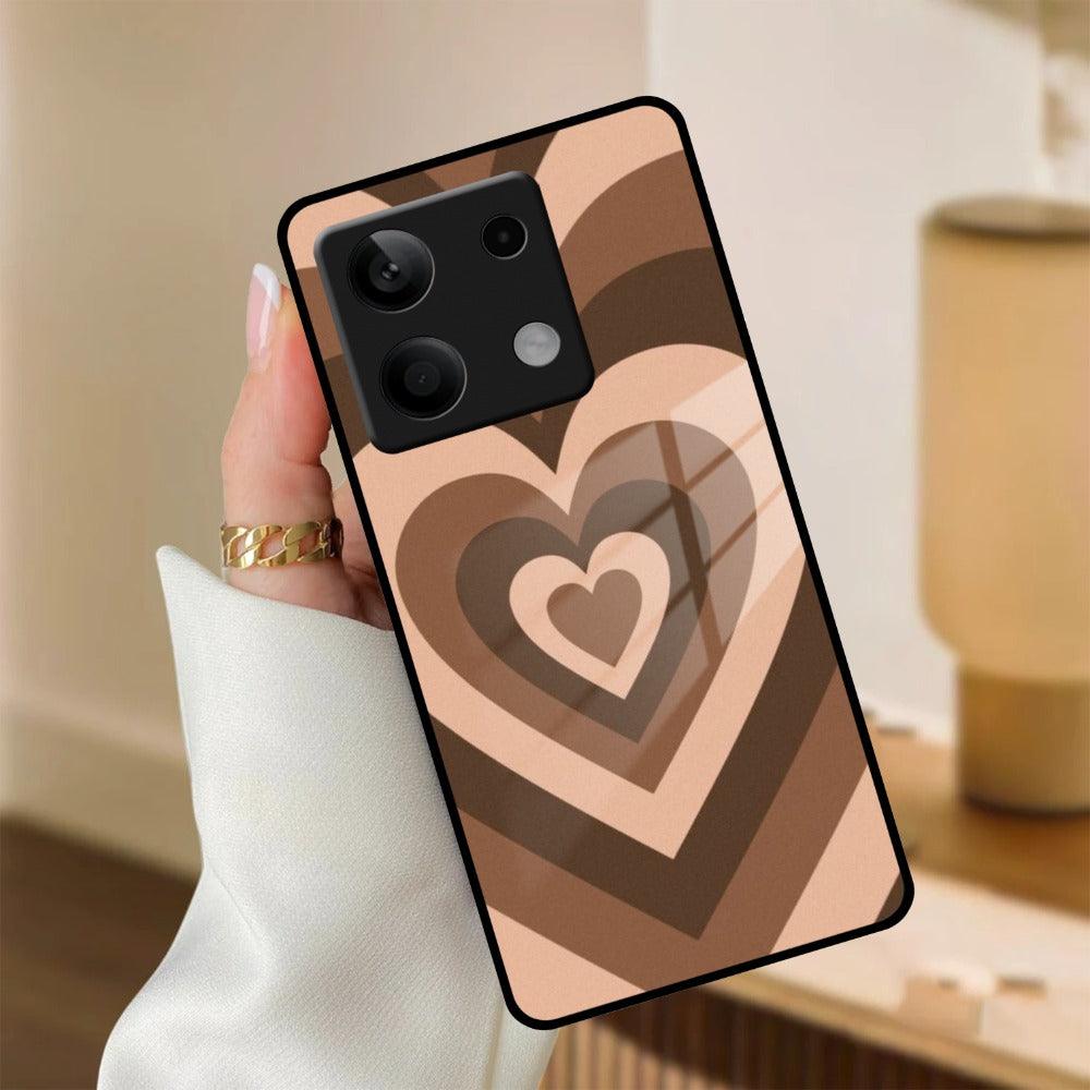 Latte Love Patter Glass Case Cover - Coffee For Redmi/Xiaomi