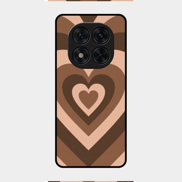 Latte Love Patter Glass Case Cover - Coffee For Redmi Note 14 Pro 5G