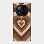 Latte Love Patter Glass Case Cover - Coffee For Redmi Note 14 Pro Plus 5G