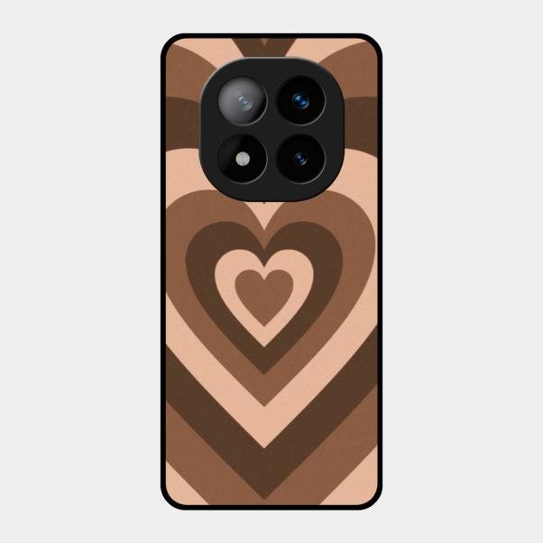 Latte Love Patter Glass Case Cover - Coffee For Redmi Note 14 Pro Plus 5G