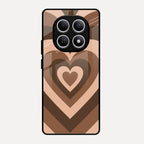 Latte Love Patter Glass Case Cover - Coffee For Redmi Note 15 5G