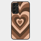 Latte Love Patter Glass Case Cover - Coffee For Samsung Galaxy A34 5G