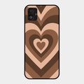 Latte Love Patter Glass Case Cover - Coffee For Samsung Galaxy F14 5G