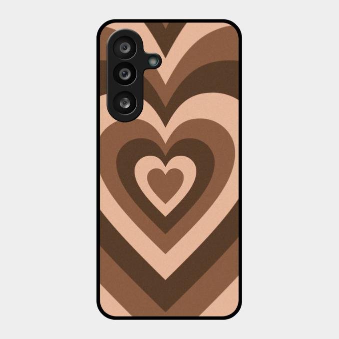 Latte Love Patter Glass Case Cover - Coffee For Samsung Galaxy F56 5G