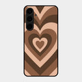 Latte Love Patter Glass Case Cover - Coffee For Samsung Galaxy S24 Plus 5G