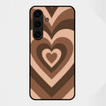 Latte Love Patter Glass Case Cover - Coffee For Samsung Galaxy S25 FE 5G