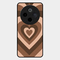 Latte Love Patter Glass Case Cover - Coffee For Vivo T4 5G