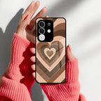 Latte Love Patter Glass Case Cover - Coffee For Vivo - ShopOnCliQ