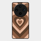 Latte Love Patter Glass Case Cover - Coffee For Vivo X100 Pro 5G