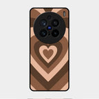 Latte Love Patter Glass Case Cover - Coffee For Vivo X200 Pro 5G