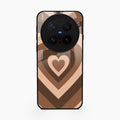 Latte Love Patter Glass Case Cover - Coffee For Vivo X300 Pro 5G