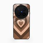 Latte Love Patter Glass Case Cover - Coffee For Vivo X300 Pro 5G