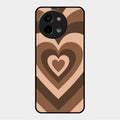 Latte Love Patter Glass Case Cover - Coffee For Vivo Y58 5G