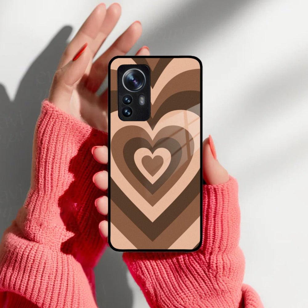 Latte Love Patter Glass Case Cover - Coffee For Redmi/Xiaomi