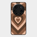 Latte Love Patter Glass Case Cover - Coffee For Xiaomi 14 Ultra
