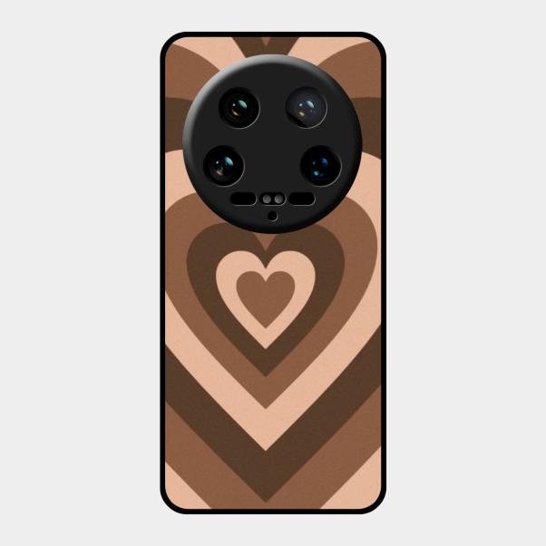 Latte Love Patter Glass Case Cover - Coffee For Xiaomi 14 Ultra