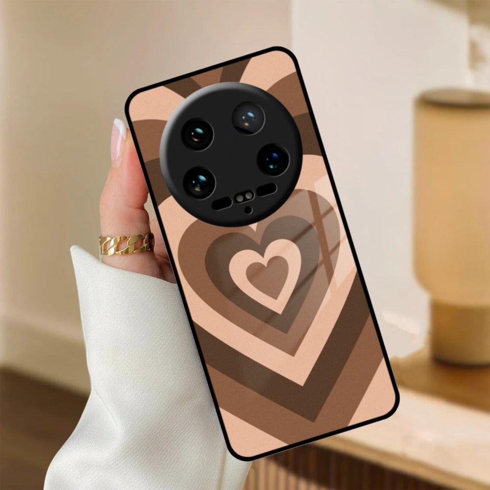 Latte Love Patter Glass Case Cover - Coffee For Redmi/Xiaomi