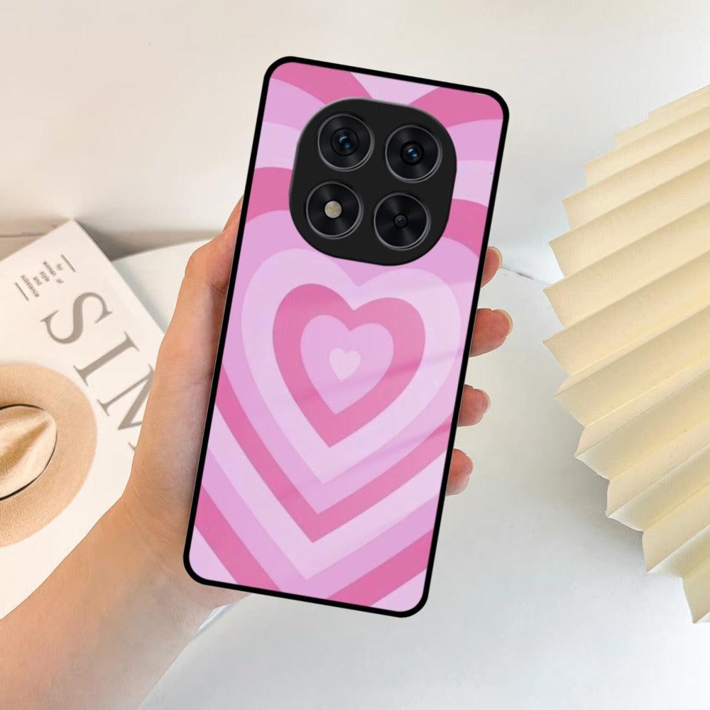 Latte Love Patter Glass Case Cover - Pink Redmi/Xiaomi