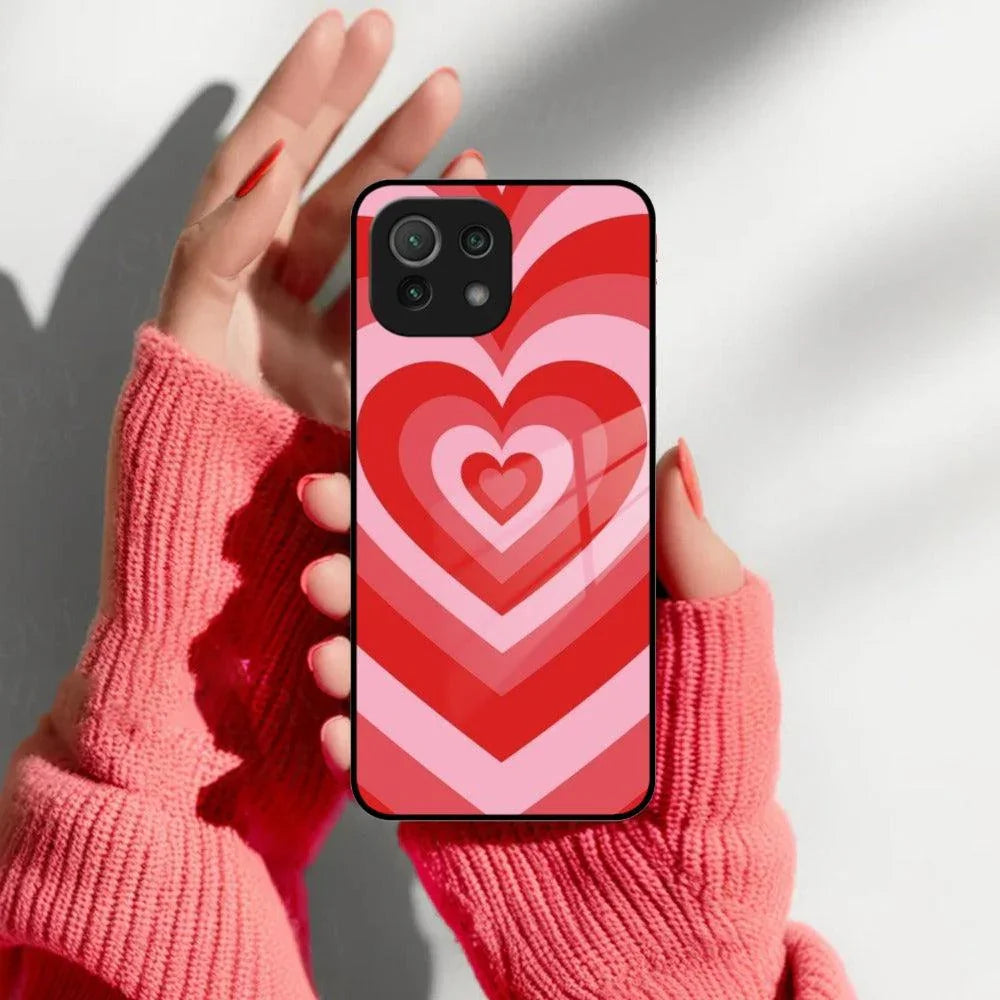 Latte Love Patter Glass Case Cover - Red Redmi/Xiaomi - ShopOnCliQ