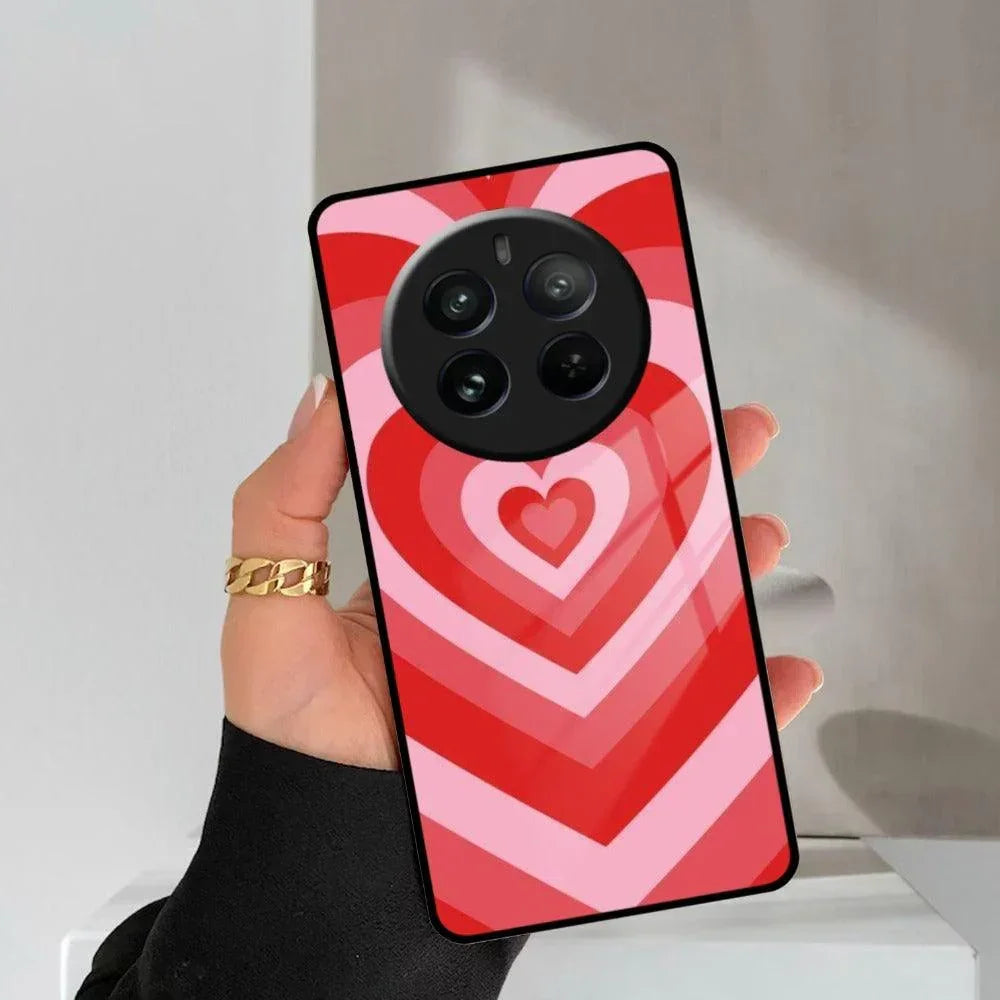 Latte Love Patter Glass Case Cover For Realme/Narzo - ShopOnCliQ