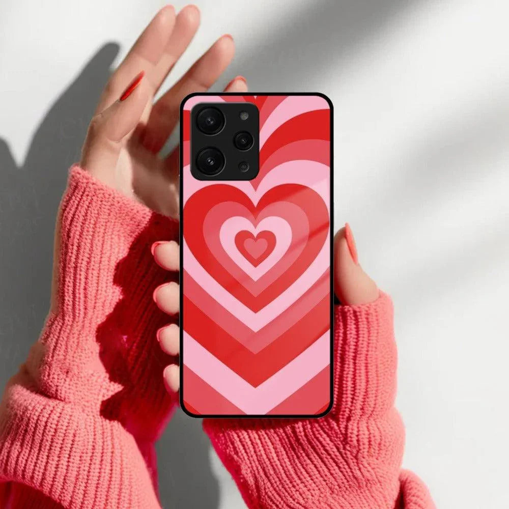 Latte Love Patter Glass Case Cover - Red Redmi/Xiaomi - ShopOnCliQ
