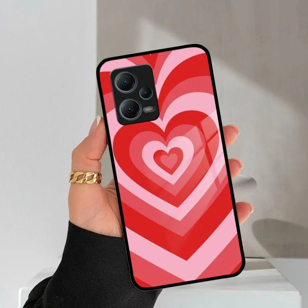 Latte Love Patter Glass Case Cover - Red Redmi/Xiaomi - ShopOnCliQ