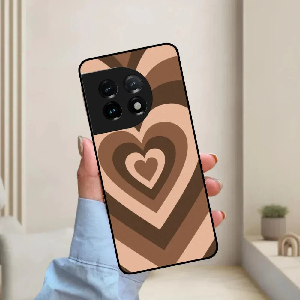 Latte Love Patter Glossy Metal Case Cover Coffee For OnePlus - ShopOnCliQ