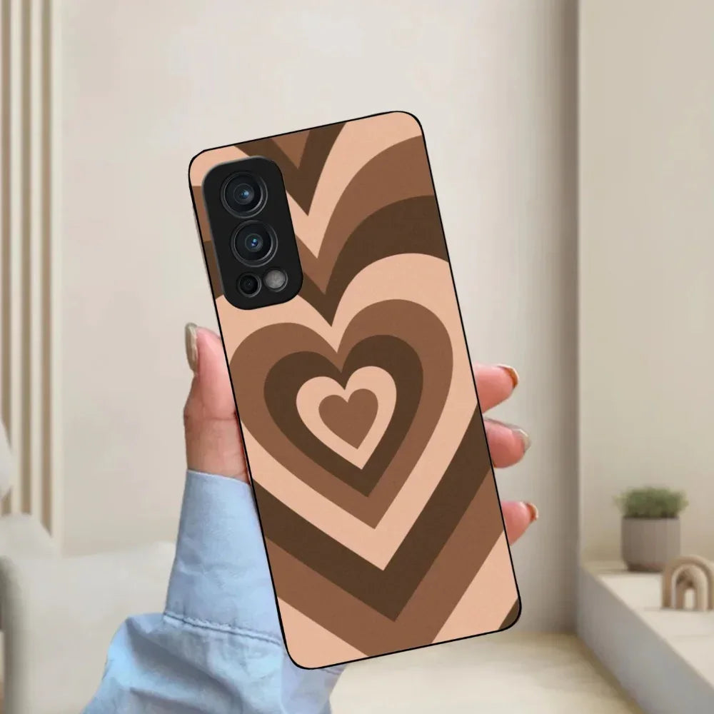 Latte Love Patter Glossy Metal Case Cover Coffee For OnePlus - ShopOnCliQ