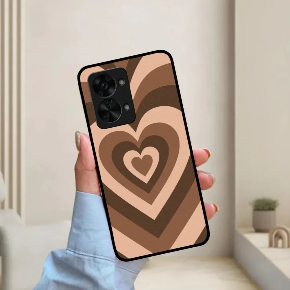 Latte Love Patter Glossy Metal Case Cover Coffee For OnePlus - ShopOnCliQ