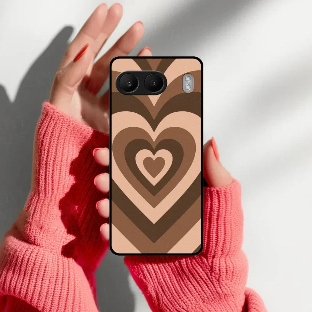 Latte Love Patter Glossy Metal Case Cover Coffee For OnePlus - ShopOnCliQ