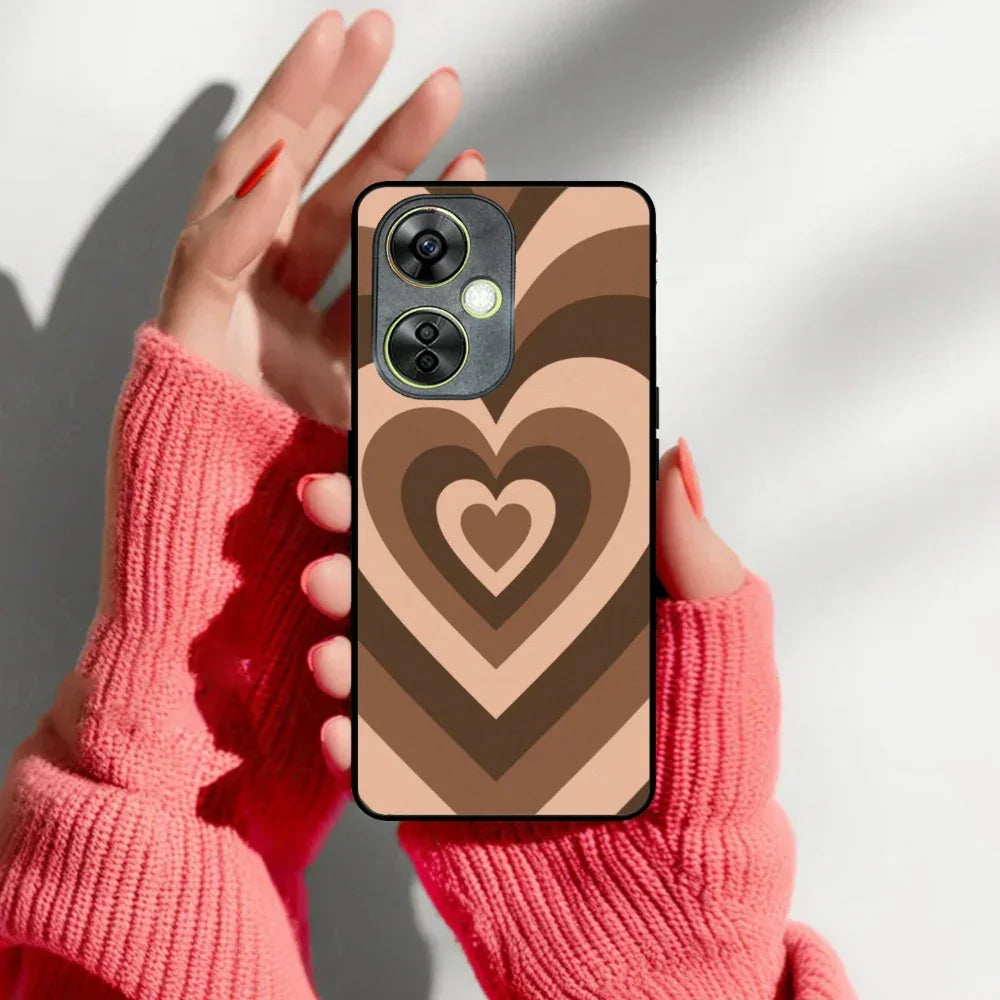 Latte Love Patter Glossy Metal Case Cover Coffee For OnePlus - ShopOnCliQ