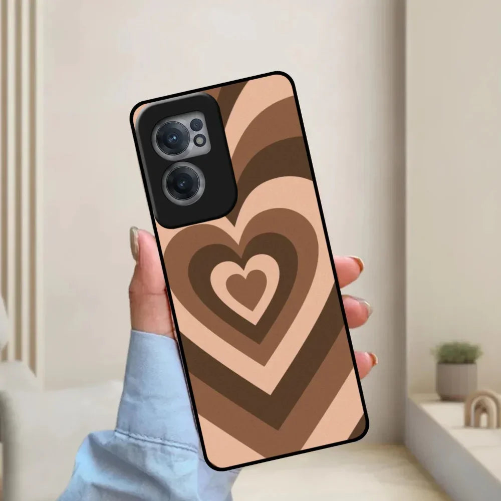 Latte Love Patter Glossy Metal Case Cover Coffee For OnePlus - ShopOnCliQ