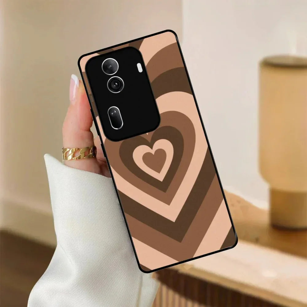 Latte Love Patter Glossy Metal Case Cover Coffee For Oppo - ShopOnCliQ