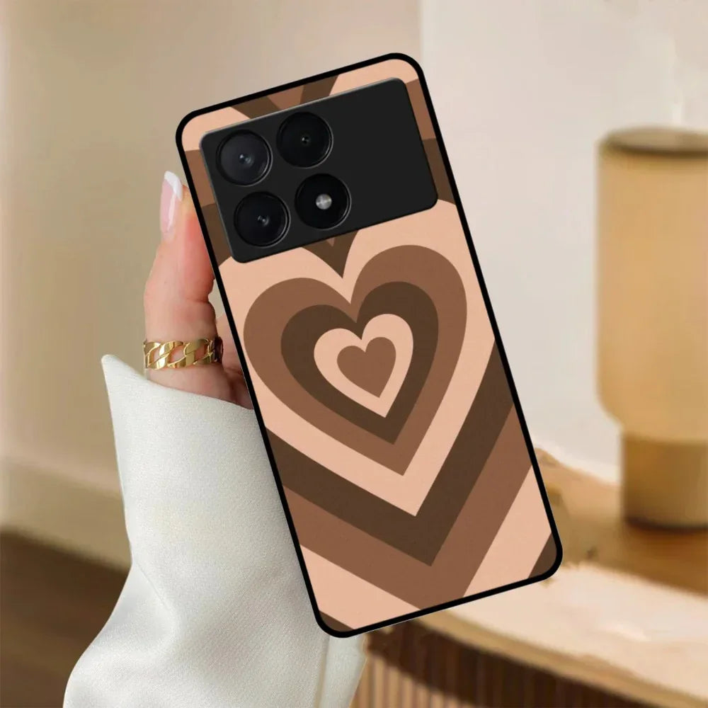 Latte Love Patter Metal Case Cover - Coffee For Poco - ShopOnCliQ