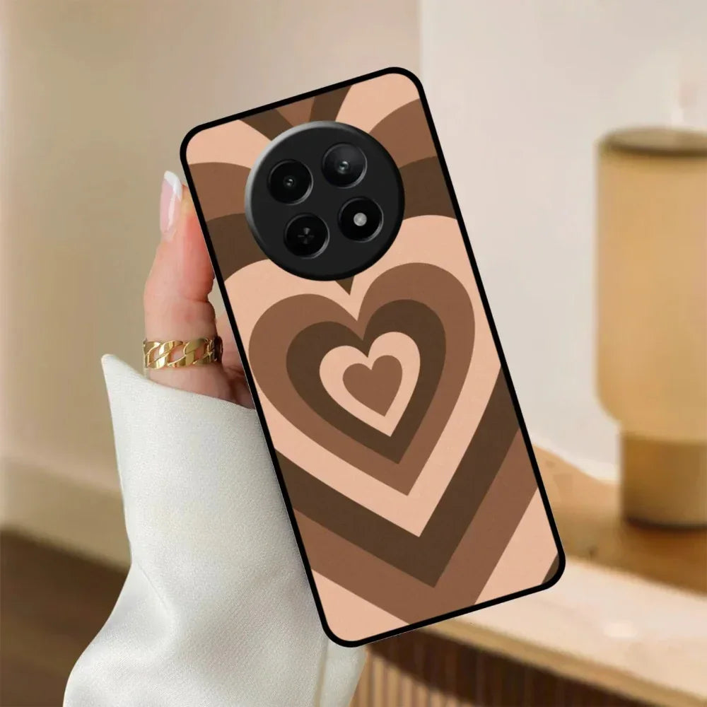 Latte Love Patter Glossy Metal Case Cover Coffee For Realme/Narzo - ShopOnCliQ