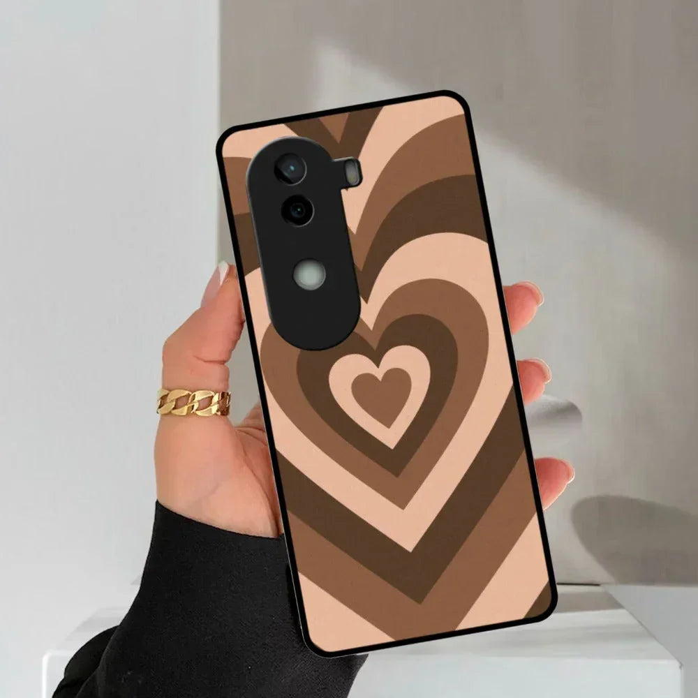Latte Love Patter Glossy Metal Case Cover Coffee For Vivo - ShopOnCliQ