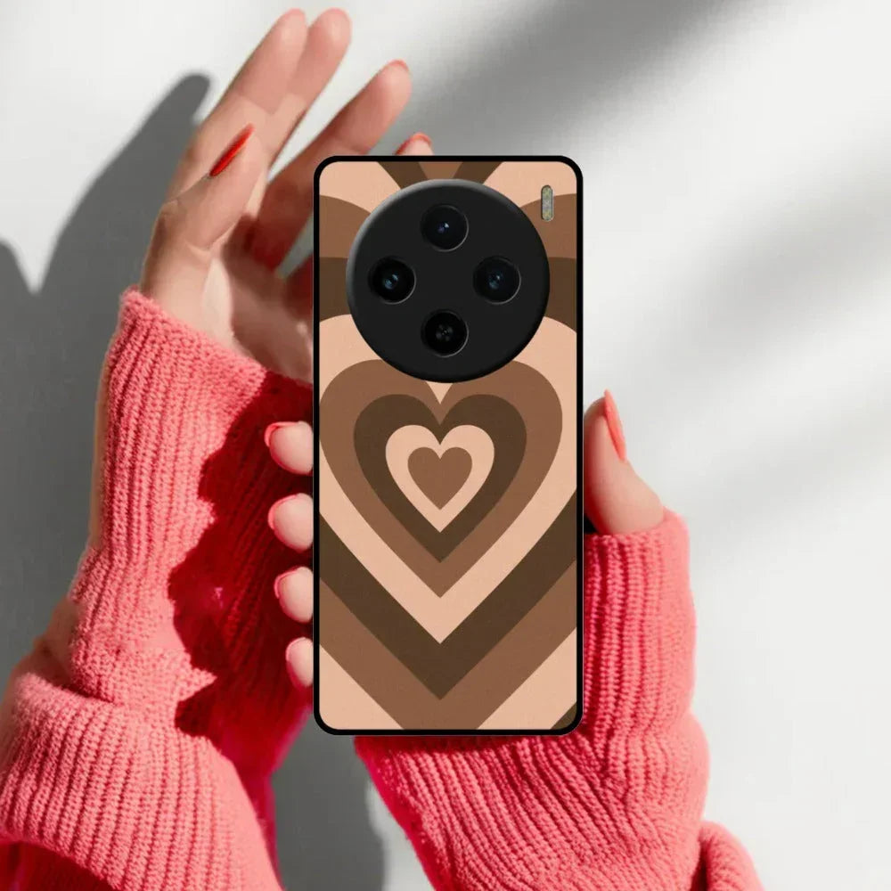 Latte Love Patter Glossy Metal Case Cover Coffee For Vivo - ShopOnCliQ