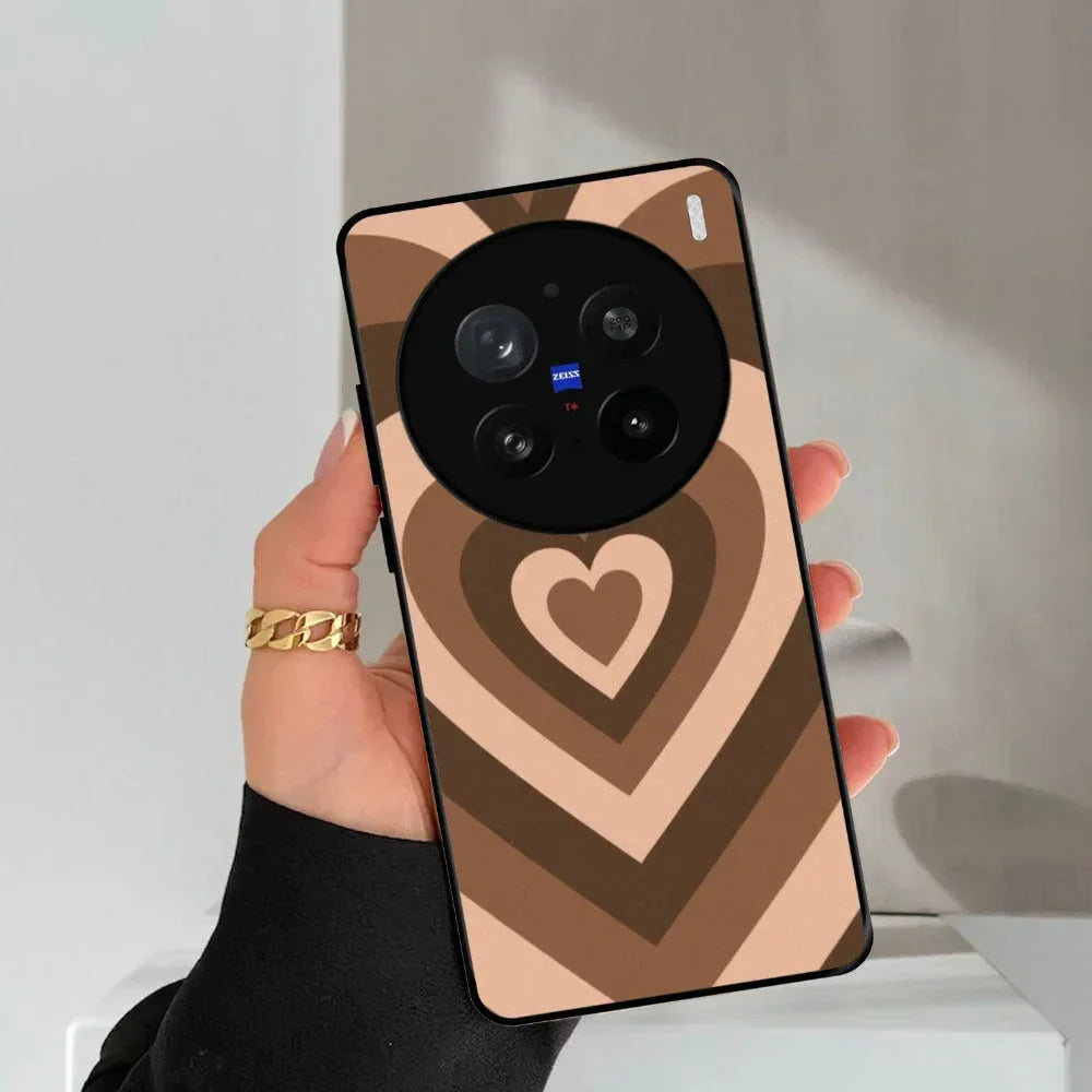 Latte Love Patter Glossy Metal Case Cover Coffee For Vivo - ShopOnCliQ