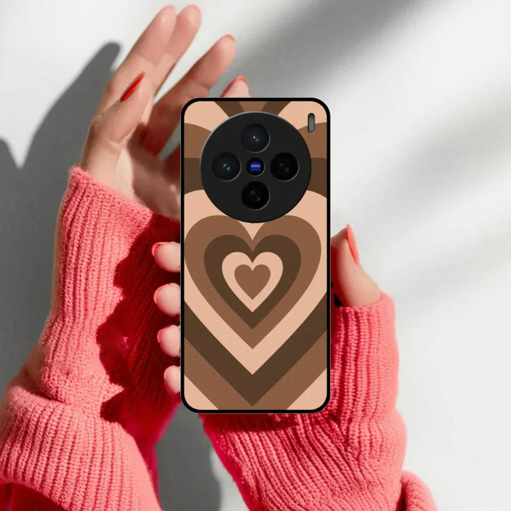 Latte Love Patter Glossy Metal Case Cover Coffee For Vivo - ShopOnCliQ