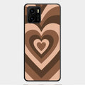 Latte Love Pattern Glossy Metal Case Cover For Vivo Y01